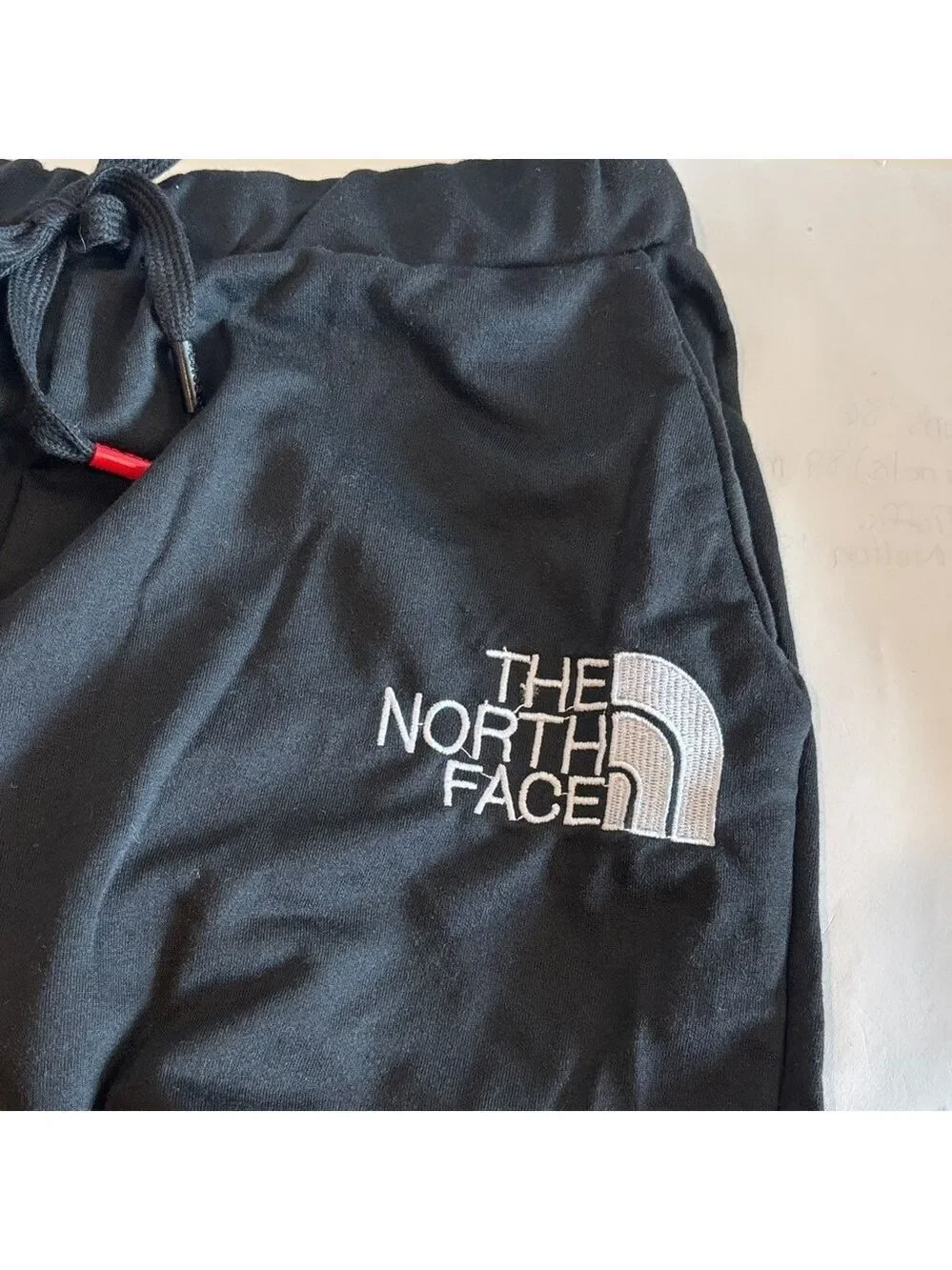 The North Face Men's Black Joggers With Multicolor Camouflage Print Size Small